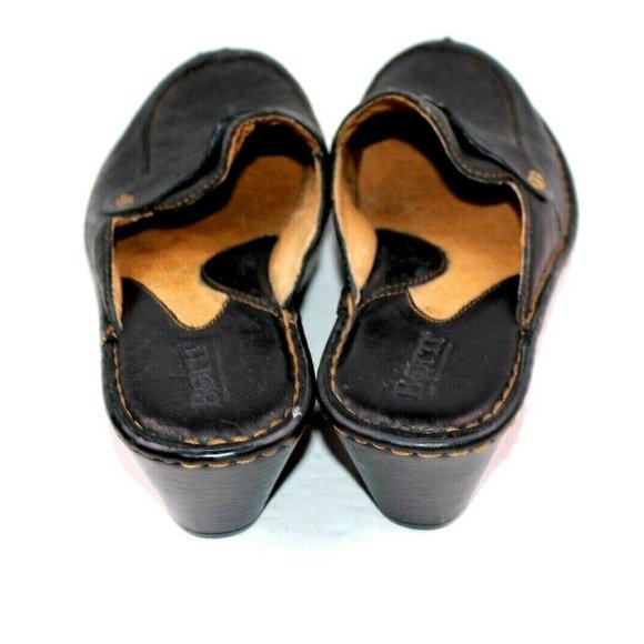 Born Womens Platform Soft Leather Comfort Clogs - Picture 5 of 6
